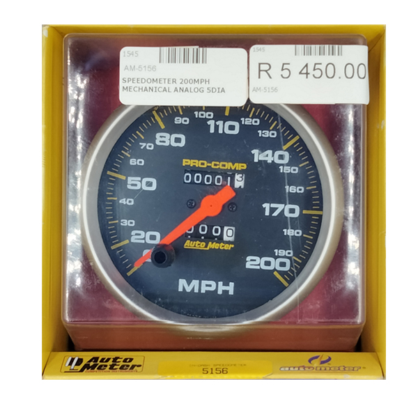 Auto Meter 5154 Pro-Comp Mechanical in-Dash Speedometer 