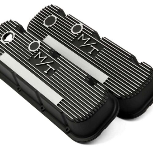 BBC M/T Valve Cover Set - Black Krinkle - Image 1