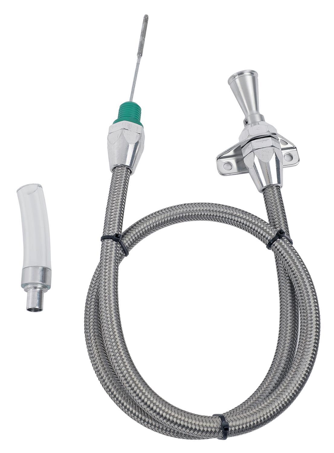 36in Flexable Stainless Transmission Dipstick – The V8 Shoppe