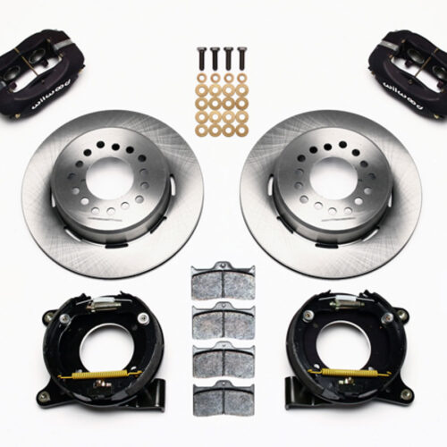 63-87 GM C10 P/U Rear Brake Kit Black Caliper - Image 1